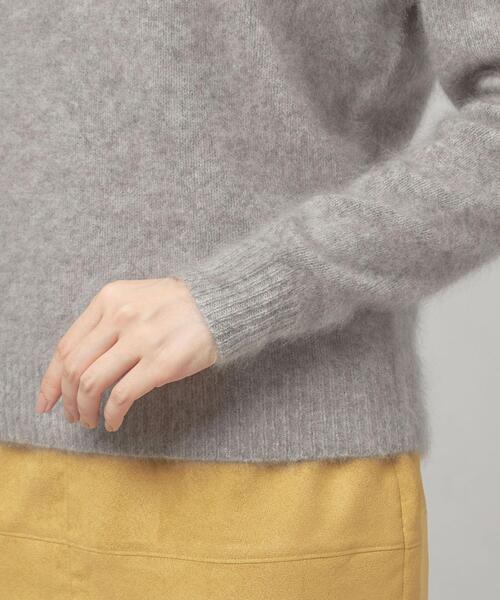 closet story(クローゼットストーリー)の「<closet story(クローゼットストーリー)>フワフワ クルーネック ニット(ニット/セーター・レディース・ライトグレー/ピンク/ライム・FREE)」の9枚目の写真