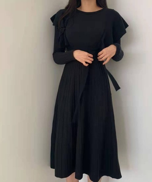 Passion(パッション)の「フレアリブワンピース(ワンピース・レディース・モカ/ブラック・FREE)」の21枚目の写真