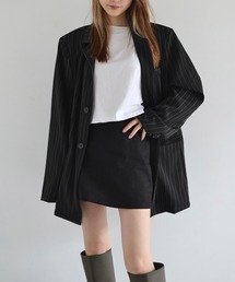 Opinion korean town（オピニオン コリアン タウン）の「Oversize stripe jacket（テーラードジャケット）」