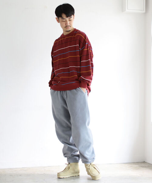BEAMS(ビームス)の「BEAMS / バギーテーパード フリースパンツ(その他パンツ・メンズ・ブラック/グレー/グリーン・SMALL/MEDIUM/LARGE/X-LARGE)」の8枚目の写真