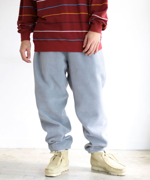 BEAMS(ビームス)の「BEAMS / バギーテーパード フリースパンツ(その他パンツ・メンズ・ブラック/グレー/グリーン・SMALL/MEDIUM/LARGE/X-LARGE)」の4枚目の写真