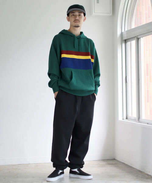 BEAMS(ビームス)の「BEAMS / バギーテーパード フリースパンツ(その他パンツ・メンズ・ブラック/グレー/グリーン・SMALL/MEDIUM/LARGE/X-LARGE)」の7枚目の写真
