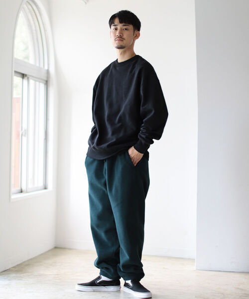 BEAMS(ビームス)の「BEAMS / バギーテーパード フリースパンツ(その他パンツ・メンズ・ブラック/グレー/グリーン・SMALL/MEDIUM/LARGE/X-LARGE)」の19枚目の写真