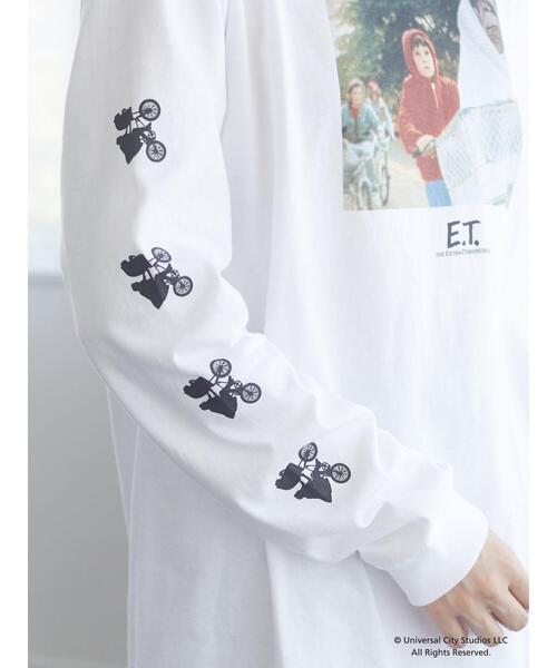 Green　Parks（グリーンパークス）の「■E.T. フォトptロンT＊（Tシャツ/カットソー・レディース・オフホワイト・FREE）」の2枚目の写真