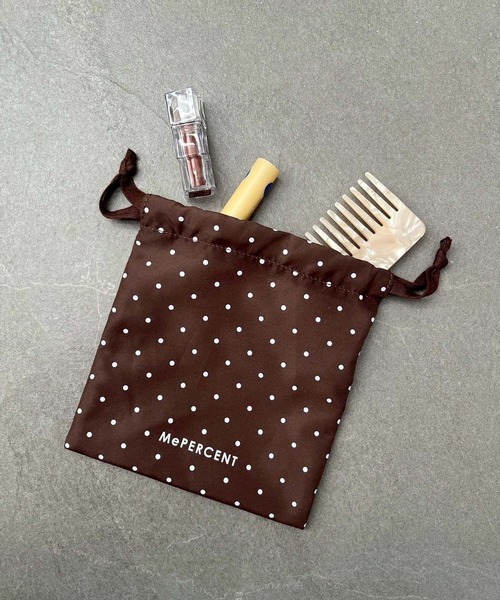 MePERCENT巾着ポーチ 229638（ポーチ）｜Me%（ミィパーセント）の