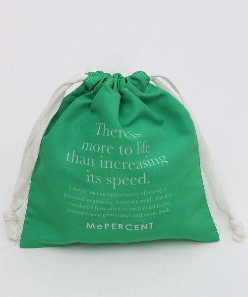 MePERCENT巾着ポーチ 229638（ポーチ）｜Me%（ミィパーセント）の