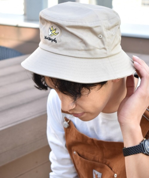 Mark Gonzales（マーク・ゴンザレス）の「＜Mark Gonzales/マークゴンザレス＞バケットハット（ハット・メンズ・ホワイト/ブラック/ベージュ・1）」の21枚目の写真