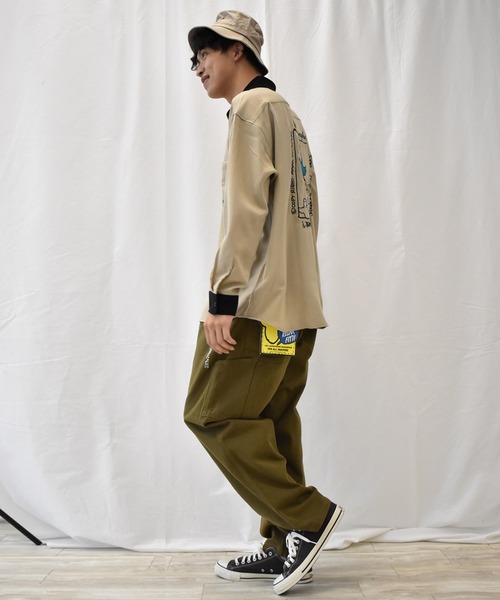 Mark Gonzales（マーク・ゴンザレス）の「＜Mark Gonzales/マークゴンザレス＞バケットハット（ハット・メンズ・ホワイト/ブラック/ベージュ・1）」の10枚目の写真