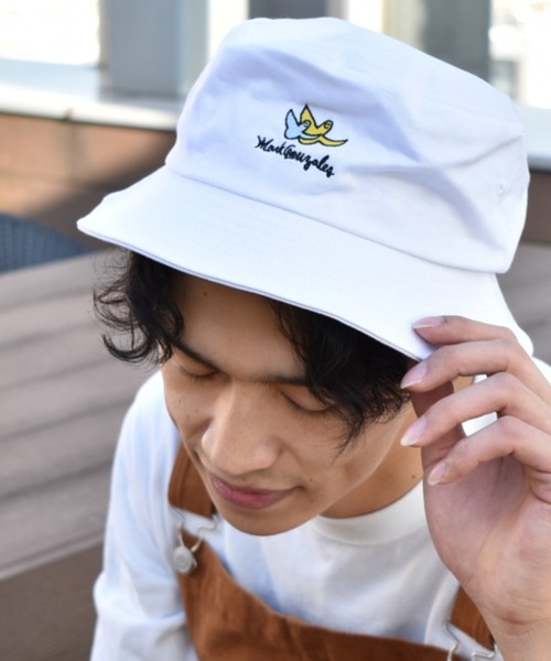 Mark Gonzales（マーク・ゴンザレス）の「＜Mark Gonzales/マークゴンザレス＞バケットハット（ハット・メンズ・ホワイト/ブラック/ベージュ・1）」の14枚目の写真
