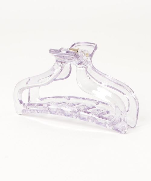 WEGO（ウィゴー）の「WEGO/クリアバンスクリップ（バレッタ/ヘアクリップ・レディース・ブラック/パープル・FREE）」の11枚目の写真