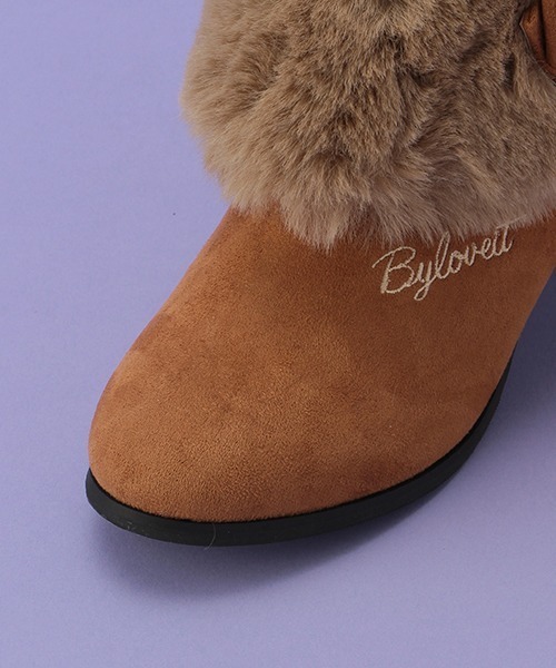 by LOVEiT（バイラビット）の「3WAYブーティ【もこもこ】（ブーツ・キッズ・ベージュ/ブラック・23cm/21cm/22cm/24cm）」の10枚目の写真