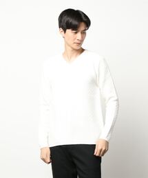 HIDEAWAYS NICOLE | リンクス バスケット Vネック ニット(ニット/セーター)