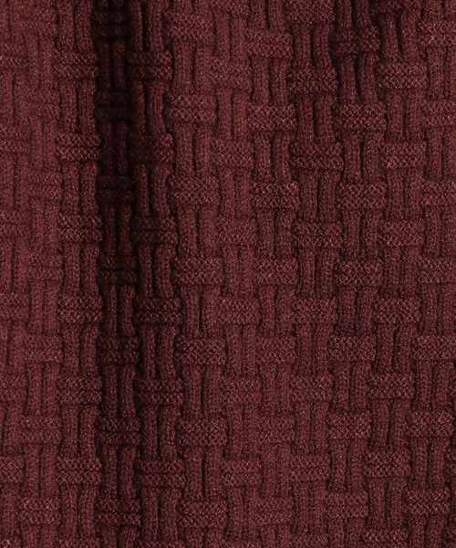 HIDEAWAYS NICOLE（ハイダウェイニコル）の「リンクス バスケット Vネック ニット（ニット/セーター・メンズ・ブラック/ネイビー/オフホワイト/ボルドー・MEDIUM/LARGE/X-LARGE）」の12枚目の写真