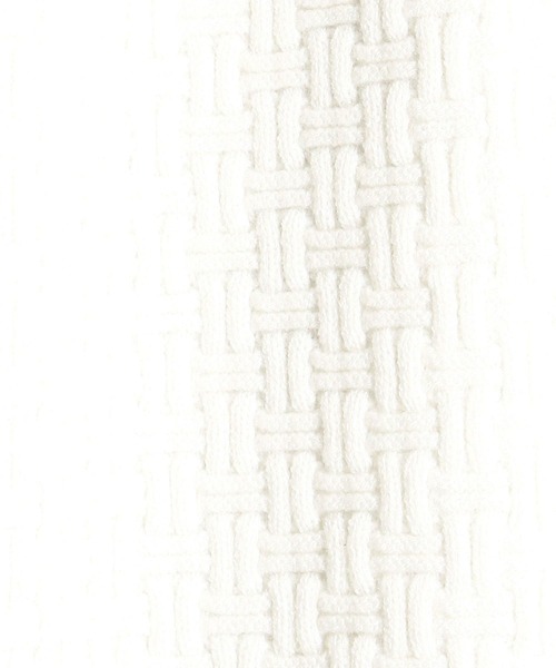 HIDEAWAYS NICOLE（ハイダウェイニコル）の「リンクス バスケット Vネック ニット（ニット/セーター・メンズ・ブラック/ネイビー/オフホワイト/ボルドー・MEDIUM/LARGE/X-LARGE）」の13枚目の写真