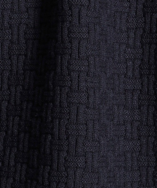 HIDEAWAYS NICOLE（ハイダウェイニコル）の「リンクス バスケット Vネック ニット（ニット/セーター・メンズ・ブラック/ネイビー/オフホワイト/ボルドー・MEDIUM/LARGE/X-LARGE）」の15枚目の写真