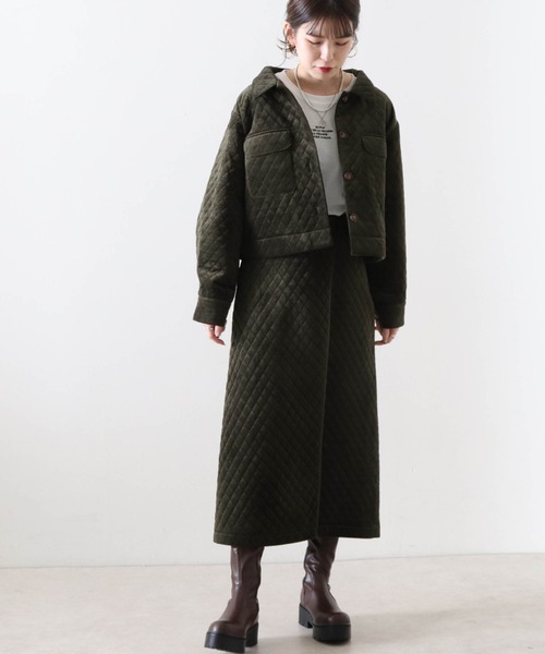 Cheek（チーク）の「キルティングジャケット（セットアップ）」 - WEAR