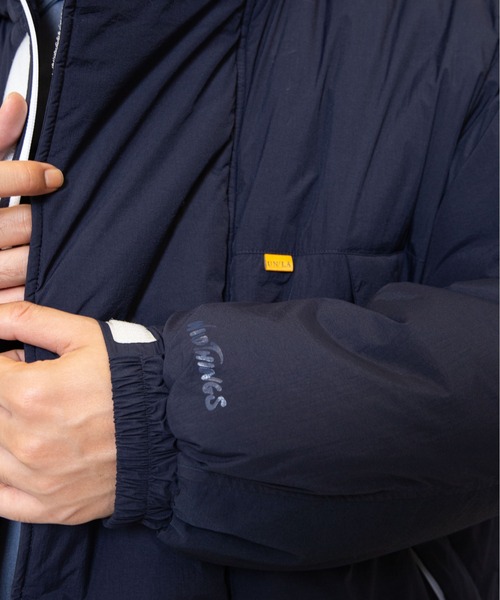 UNION(UNION TOKYO)(ユニオン)の「UNION HOODED PRIMALOFT JACKET by WILD THINGS ユニオン ワイルドシングス(その他アウター・メンズ・オリーブ/ダークネイビー・SMALL/MEDIUM/LARGE/X-LARGE)」の19枚目の写真