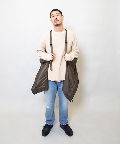 UNION(UNION TOKYO)(ユニオン)の「UNION HOODED PRIMALOFT JACKET by WILD THINGS ユニオン ワイルドシングス(その他アウター・メンズ・オリーブ/ダークネイビー・SMALL/MEDIUM/LARGE/X-LARGE)」の9枚目の写真