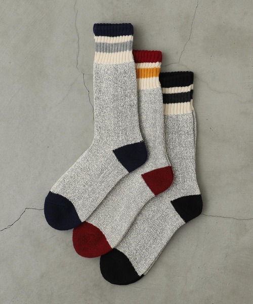 Healthknit（ヘルスニット）の「【Healthknit】ヘビーウェイトクルーソックス  / 3PACK SET SOCKS（ソックス/靴下・メンズ・ホワイト系2/ホワイト/グレー系/ホワイト系3/ホワイト系1/その他/ホワイト系4・FREE/SMALL）」の13枚目の写真