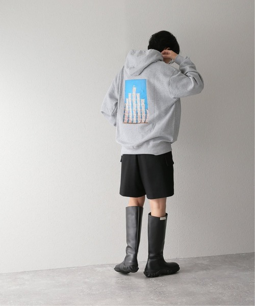 JOURNAL STANDARD(ジャーナルスタンダード)の「【NOODLE JOURNAL/ヌードル ジャーナル】フォトスウェット フーディ(パーカー・レディース・チャコールグレー/ブラック・LARGE/X-LARGE)」の7枚目の写真
