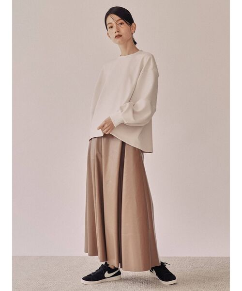 COTORICA（コトリカ）の「ダンボールボリュームスリーブTOPS（Tシャツ/カットソー・レディース・アイボリー/ブラック・FREE）」の10枚目の写真