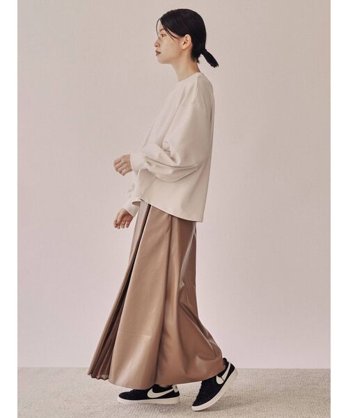 COTORICA（コトリカ）の「ダンボールボリュームスリーブTOPS（Tシャツ/カットソー・レディース・アイボリー/ブラック・FREE）」の9枚目の写真