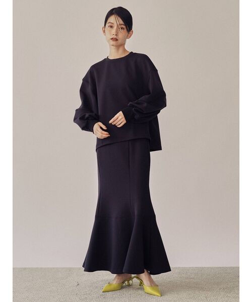 COTORICA（コトリカ）の「ダンボールボリュームスリーブTOPS（Tシャツ/カットソー・レディース・アイボリー/ブラック・FREE）」の8枚目の写真