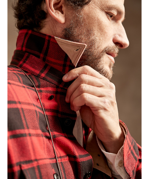 Banana Republic(バナナリパブリック)の「ヘビー フランネル シャツジャケット(シャツ/ブラウス・メンズ・ブルー/レッド・M/L/S/XL)」の12枚目の写真