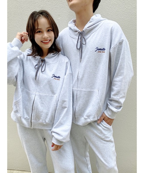 jumelle（ジュメロ）の「ユニセックスジップパーカー（パーカー・レディース・グレー・MEDIUM/LARGE）」の20枚目の写真