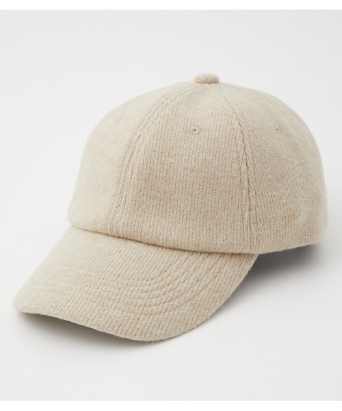 AZUL by moussy（アズールバイマウジー）の「BRUSHED CORDUROY CAP/ケミカルコーデュロイキャップ（キャップ・レディース・チャコールグレー/ブラウン/ライトベージュ・FREE）」の3枚目の写真