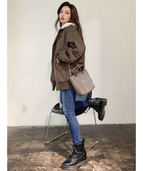 GYDA(ジェイダ)の「FALLインソールワークブーツ(ブーツ・レディース・ブラック・SMALL/MEDIUM/LARGE)」の11枚目の写真