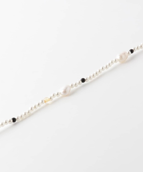 SMELLY（スメリー）の「パールビーズコンビネックレス（ネックレス・レディース・アイボリー・-）」の2枚目の写真