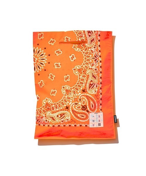 HAV-A-HANK（ハバハンク ）の「BANSAC バンサック HAV-A-HANK ハバハンク バンダナ エコバッグ ソリッド&ネオンカラー（エコバッグ/サブバッグ・メンズ・ホワイト/ブラック/グリーン/ネイビー/イエロー/レッド/オレンジ/ミント/イエロー系/ピンク/ライトオレンジ系/ターコイズブルー/プラム/ダークグリーン・FREE）」の14枚目の写真