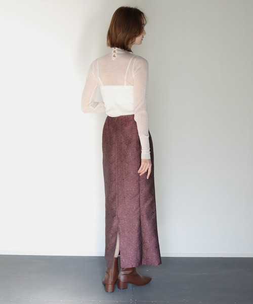 CLEIO（クレイオ）の「【CLEIO】モヘアタートルシアーニット（ニット/セーター・レディース・イエロー/アイボリー/ラベンダー・FREE）」の5枚目の写真