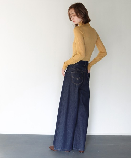 CLEIO（クレイオ）の「【CLEIO】モヘアタートルシアーニット（ニット/セーター・レディース・イエロー/アイボリー/ラベンダー・FREE）」の18枚目の写真