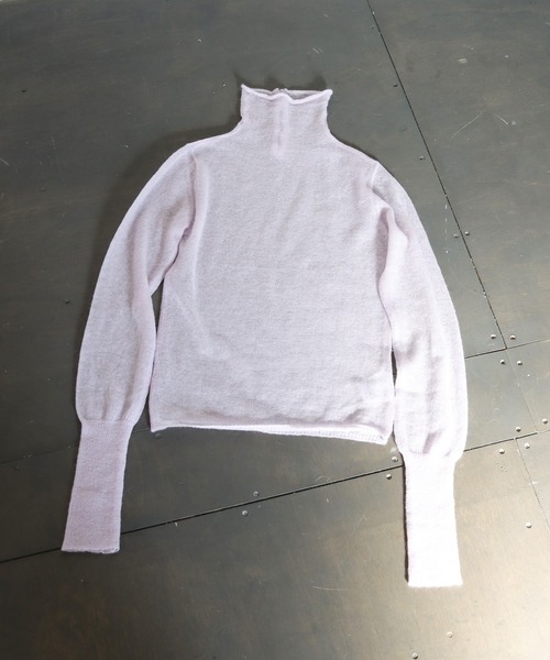 CLEIO（クレイオ）の「【CLEIO】モヘアタートルシアーニット（ニット/セーター・レディース・イエロー/アイボリー/ラベンダー・FREE）」の21枚目の写真