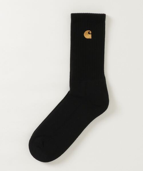 Carhartt WIP（カーハートダブリューアイピー）の「CHASE SOCKS（ソックス/靴下・メンズ・ライトパープル/ブラック/ダークグリーン/ヘザーグレー/オレンジ/ホワイト・ONE SIZE）」の3枚目の写真