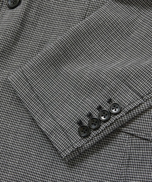 MEN'S BIGI(メンズビギ)の「強撚先染ドビージャケット(テーラードジャケット・メンズ・ネイビー/ブラック系その他/ブルー系その他・01/02/03/04)」の12枚目の写真