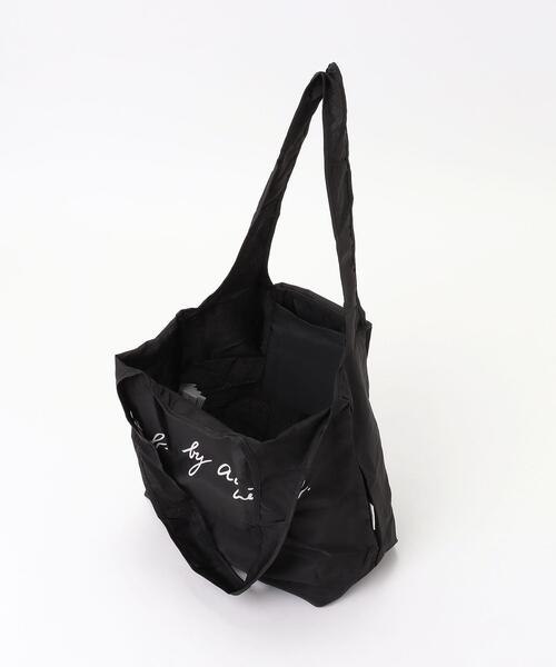 To b. by agnes b.（トゥービーバイアニエスベー）の「WQ73 SAC エコバッグ（エコバッグ/サブバッグ・レディース・ブラック・UNI）」の8枚目の写真