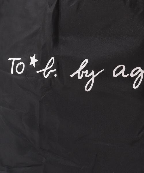 To b. by agnes b.（トゥービーバイアニエスベー）の「WQ73 SAC エコバッグ（エコバッグ/サブバッグ・レディース・ブラック・UNI）」の3枚目の写真