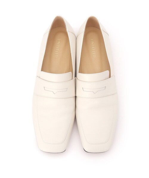 UNTITLED（アンタイトル）の「◆コインローファー（ドレスシューズ・レディース・ブラック/アイボリー・35/45/25）」の7枚目の写真