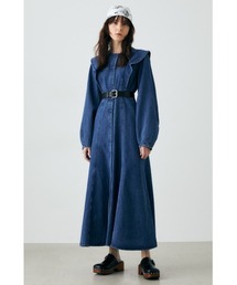 MOUSSY | PANEL DENIM LONG ドレス(ワンピース)
