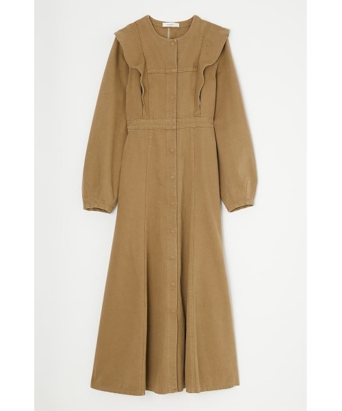 MOUSSY（マウジー）の「PANEL DENIM LONG ドレス（ワンピース・レディース・ベージュ/ブルー/ブラック・1/2）」の14枚目の写真