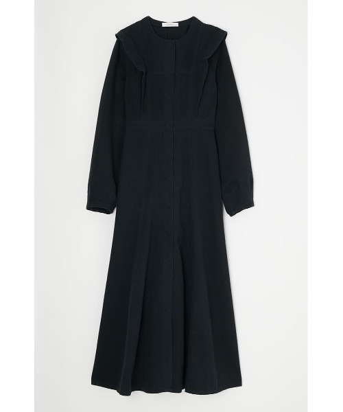 MOUSSY（マウジー）の「PANEL DENIM LONG ドレス（ワンピース・レディース・ベージュ/ブルー/ブラック・1/2）」の7枚目の写真