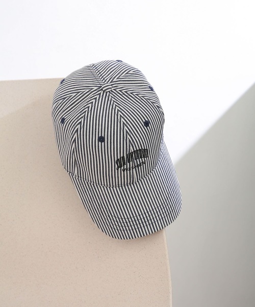 SENSE OF PLACE by URBAN RESEARCH(センスオブプレイスバイアーバンリサーチ)の「ベーシックロゴシシュウキャップ(キャップ・メンズ・アイボリー/ブラック/ネイビー/その他1・ONE)」の4枚目の写真