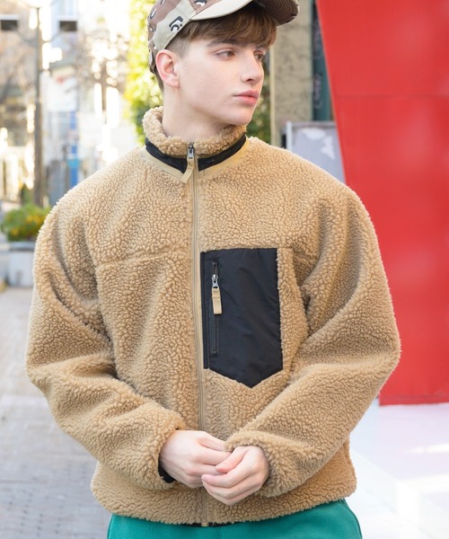 8(eight)(エイト)の「ボアブルゾン(ブルゾン・メンズ・オフホワイト/ブラック/ベージュ・X-LARGE/MEDIUM/LARGE)」の8枚目の写真