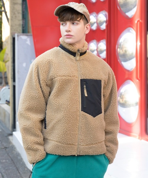 8(eight)(エイト)の「ボアブルゾン(ブルゾン・メンズ・オフホワイト/ブラック/ベージュ・X-LARGE/MEDIUM/LARGE)」の9枚目の写真