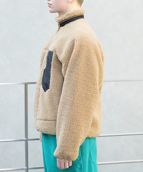 8(eight)(エイト)の「ボアブルゾン(ブルゾン・メンズ・オフホワイト/ブラック/ベージュ・X-LARGE/MEDIUM/LARGE)」の19枚目の写真