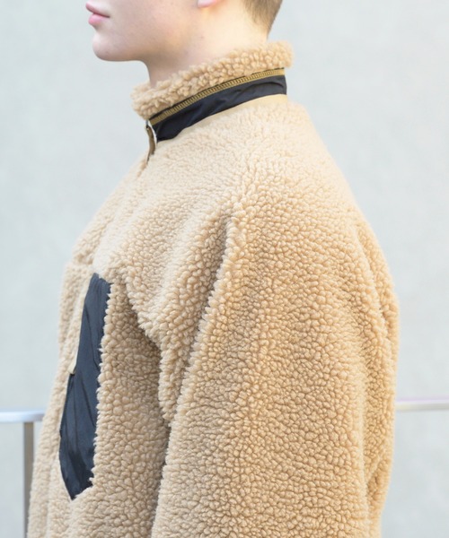 8(eight)(エイト)の「ボアブルゾン(ブルゾン・メンズ・オフホワイト/ブラック/ベージュ・X-LARGE/MEDIUM/LARGE)」の21枚目の写真