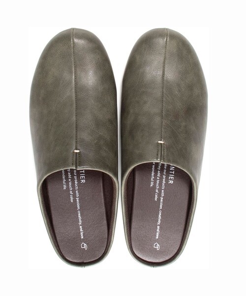 FREAK'S STORE（フリークスストア）の「FRONTIER/フロンティア room's（ルームシューズ/スリッパ・メンズ・ホワイト/ダークブラウン/アイボリー/グレー/レッド/カーキ/キャメル/ネイビー/ブラック・FREE/SMALL/MEDIUM/LARGE/X-LARGE）」の14枚目の写真